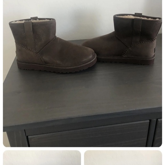 New Leather Ugg Boots Waterproof - Picture 3 of 4
